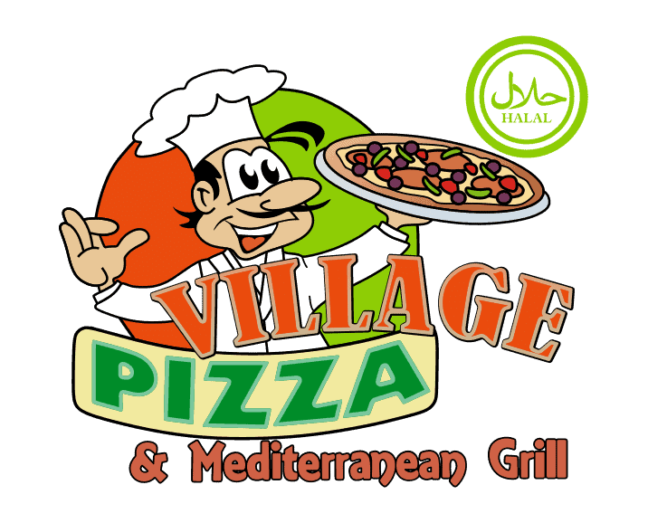 Village pizza Halal logo 1